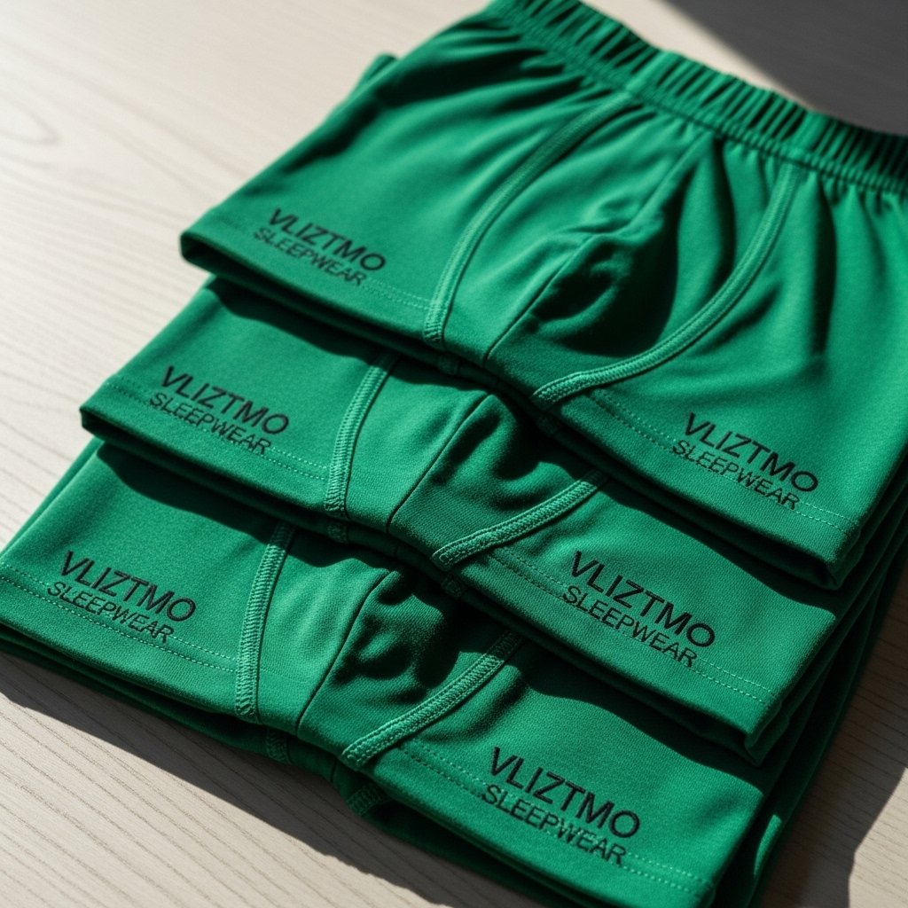 Green Boxer Shorts – Vliztmo with Black Write-Up - Image 3