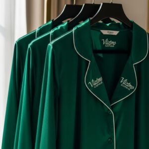 Green Nightgown / Nightdress – Vliztmo sleepwear